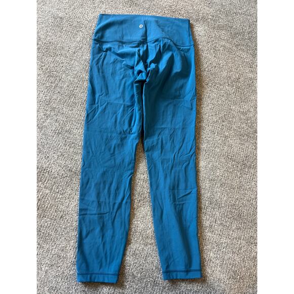 Lululemon Wunder Under High Rise Tight 23” Deep Marine – Size 8 - Picture 6 of 11